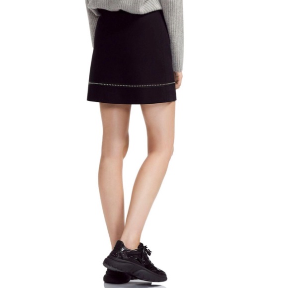 Maje front zip studded skirt - Picture 5 of 8